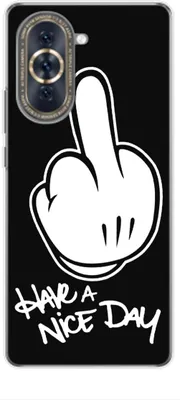 Produktbild von König Design Hülle kompatibel mit Huawei nova 10 Kunststoff Soft Handyhülle - Handy Case Have a nice Day