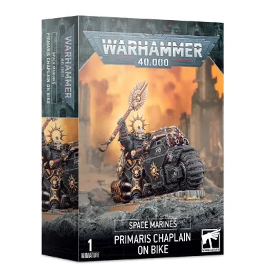Produktbild von Games Workshop Primaris-Ordenspriester auf Bike, Sammelfigur