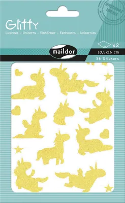 Produktbild von Clairefontaine Maildor AE218C Aufkleber, Mehrfarbig