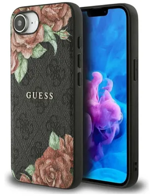 Immagine prodotto di Etui Guess 4G Fiori Stampa Magsafe Do Iphone 16E Czarny
