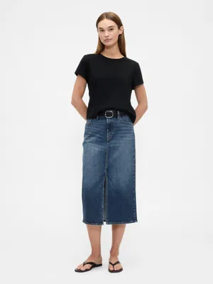 Produktbild von GAP Jeans-Bleistiftrock, Midi-Länge 26