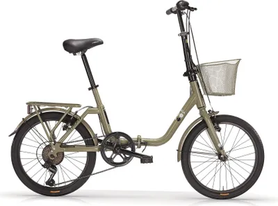 Produktbild von MBM Klapprad 20 Zoll KANGAROO, Farbe: moosgrün, 6-Gangschaltung