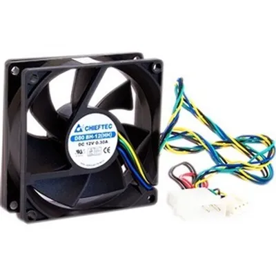 Produktbild von Chieftec AF-0825PWM, Schwarz, 80 x 80 x 25 mm, 3000 RPM