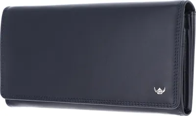 Produktbild von Golden Head Leder Geldbörse Polo RFID Protect Damenbörse 2802 Marineblau dunkelblau