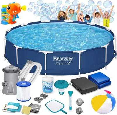Produktbild von Rahmengartenpool 366 x 76 cm 16 in 1 Bestway 56681