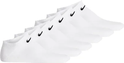 Produktbild von NIKE Uni Sneakersocken, 6er Pack - Lightweight - No Show Sneaker, einfarbig, Logo Weiß 38-42