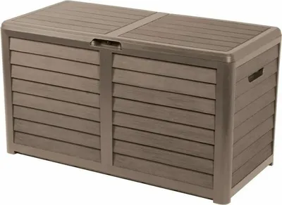 Produktbild von EDA Gartenbox BAYA 420 Liter in Holzoptik braun
