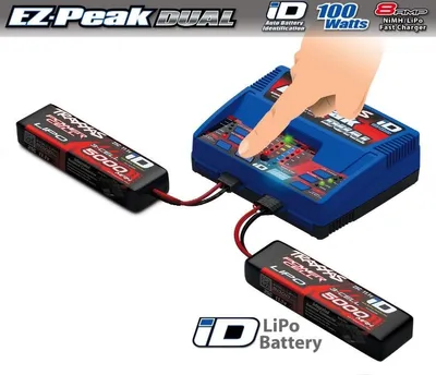 Produktbild von Traxxas 2990, Lithium Polymer (LiPo), Nickel-Metallhydrid (NiMH), 2 Stück(e), Akkus/Batterien enthalten