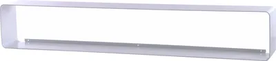 Produktbild von DESIGN DVD WANDREGAL CUBE L | 120cm Metall Retro Regal für ca. 110DVDs | Farbe: weiß