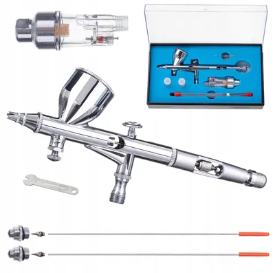 Produktbild von TC Technic HS-80 Airbrush Set mit Düsen 0,2/0,3/0,5 und Wasserabscheider