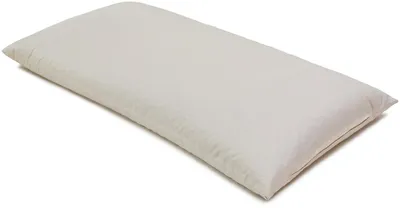 Produktbild von Bio Hirsekissen 40x80cm, Bio-Perkal + Bio Füllung, direkt befüllt | ungefärbt und ungebleicht | Schlafkissen, Kopfkissen