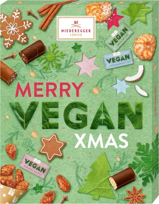 Produktbild von Niederegger Adventskalender Vegane Kakaoerzeugnisse Packung 300g
