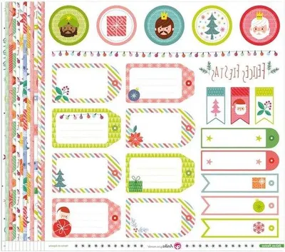Obrázek produktu pro Sada papírů pro scrapbooking – s certifikátem– 30 x 30 cm – bílá – Bohemia