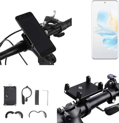 Produktbild von K-S-Trade Handyhalterung für das Fahrrad kompatibel mit Honor 100 Pro Halter Lenkstange Fahrradhalterung Motorrad Bike Mount Befestigung Smartphone