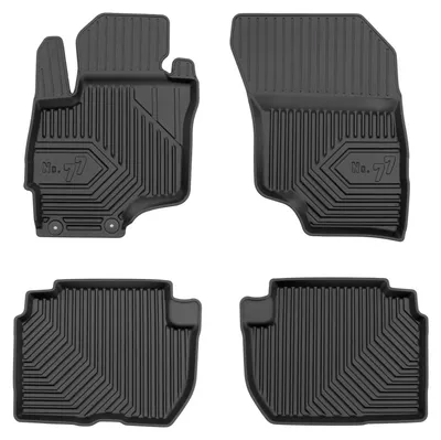 Zdjęcie produktu dla Dywaniki gumowe do Mitsubishi Outlander III 2012-2022 (SUV) – 4 szt., czarne, dopasowane