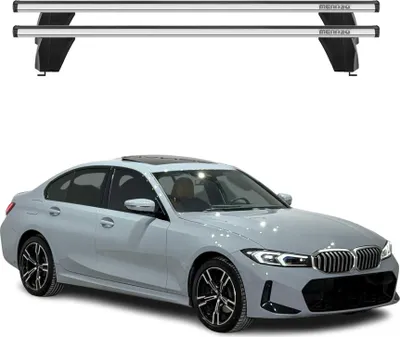 Produktbild von Menabo Dachträger für BMW 3er G20 2019-2025 / G80 Limo 2021-2025 75kg Alu Silber