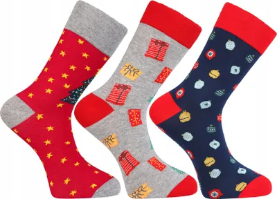 Produktbild von Herren Weihnachtssocken Moraj Socken 3 Paar Weihnachtsgeschenk 39-42