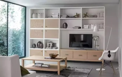 Produktbild von Wohnwand TV-Schrank Couchtisch Wohnzimmer Set Wohnmöbel Wohnzimmer