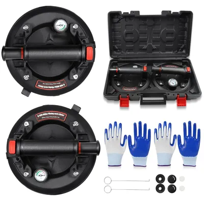 Saugheber 20 cm, 2er-Pack, mit Manometer, bis 200 kg