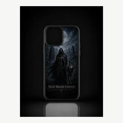 Produktbild von iPhone 12 Pro Max Hülle Handyhülle Schutzhülle Case mit Schattengeist Motiv – LUNØIR ©