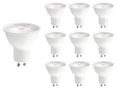 Produktbild von Kobi GU10 LED Spot Lampe 7W 630lm 3000K 230V 10 Stück