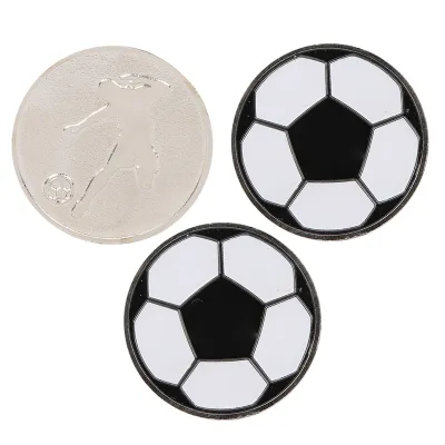 Obrázek produktu pro 3ks tragbares Fußballtraining Match -Schiedsrichter Flip Coin Soccer Pick Side Toss Tool