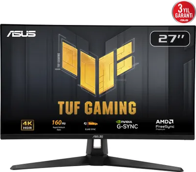 Produktbild von ASUS TUF Gaming VG27UQ1A Computerbildschirm 68,6 cm (27") 3840 x 2160 Pixel 4K Ultra HD LCD Schwarz