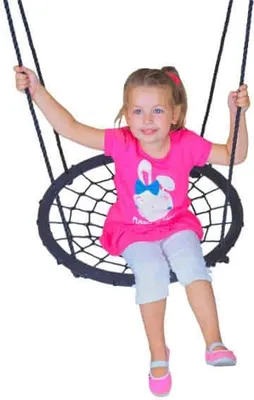 Produktbild von Nestschaukel Schaukel Rundschaukel Garten Kinder Netzschaukel