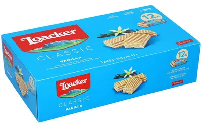 Produktbild von Loacker Classic Vanilla 12x45g