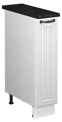 Immagine prodotto di Armadio cucina dispensa alto Vicco Fame-Line Bianco rustico/Bianco 20 cm, PL Antracite, Model 62084
