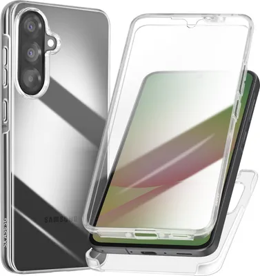 Zdjęcie produktu dla Avizar, etui ochronne dla Samsung A26 Touch z podniesioną krawędzią aparatu, przezroczyste