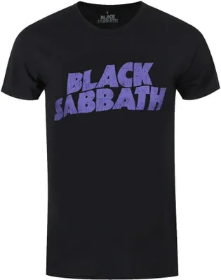 Immagine prodotto di Black Sabbath - Maglietta Logo per uomo/donna Unisex RO592 (L) (Nero)