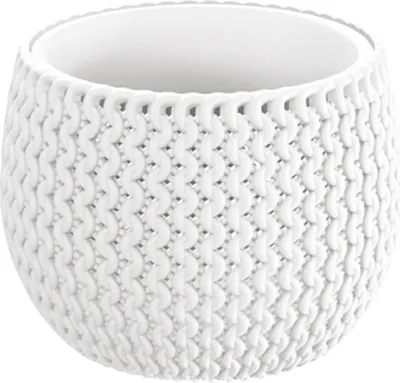 Image de Květináč SPLOFY BOWL s vkladem 18 cm - barva: bílá