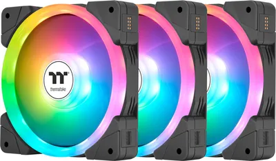 Immagine prodotto di Thermaltake CL-F167-PL12SW-A Lüfter Thermaltake   Swafan EX12 ARGB  (3-Fan-Pack)    Black retail