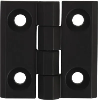 Zdjęcie produktu dla Zawias 50x50 sworzeń stal nierdzewna, grubość 6 mm, czarny