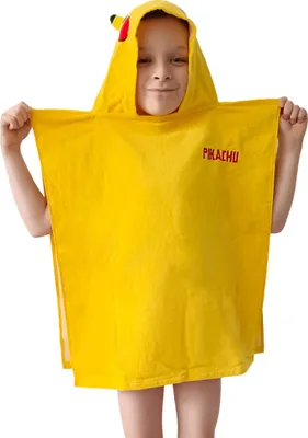 Poncho da bagno e asciugamani con cappuccio per bambini - 100% cotone