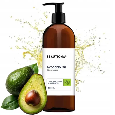 Obrázek produktu pro Beautiona přírodní avokádový olej na tělo a vlasy 500 ml