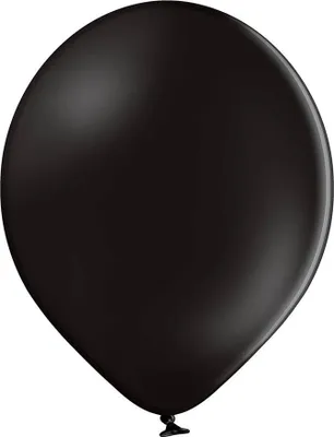 Zdjęcie produktu dla Balony lateksowe B105 Czarne, Pastel Black, 30cm, 100 sztuk