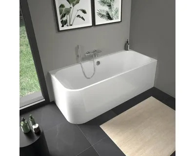 Produktbild von Duravit Badewanne Happy D.2 180 x 80 x 60 cm Ecke rechts, mit Acrylverkleidung, weiß, 700317000000000
