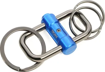 Produktbild von TROIKA KR22-09/BL Schlüsselring/Etui Blau