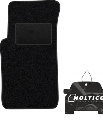 Produktbild von moto-MOLTICO Fahrer Fußmatte Auto Velours Fahrerseite Autoteppiche Schwarz Fahrermatte 1-teilig passend für Mazda MX-5 1989-1998
