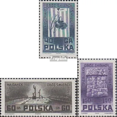 Produktbild von Briefmarken Polen 1962 Mi 1303-1305 (kompl.Ausg.) postfrisch Denkmale