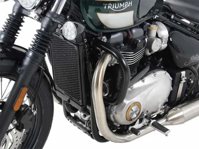 Produktbild von Hepco Becker Triumph Bonneville Bobber 2017 Rohrförmiger Motorschutz Silber Silber One Size