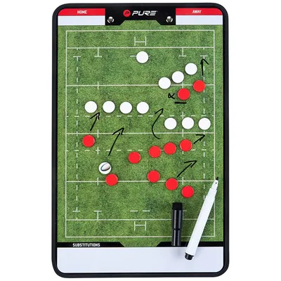Produktbild von Pure2improve Trainerboard Rugby Mehrfarbig 35 x 22 cm Mehrfarbig 35 x 22 cm