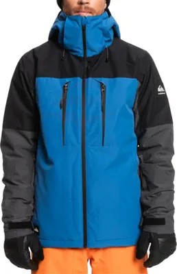 Image de Veste de ski Quiksilver Mission Plus pour homme, bleue, taille S