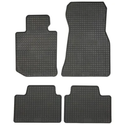Image de pour BMW Série 3 (G20) à partir de 03/2019 Tapis de sol ajustés PETEX Tapis en caoutchouc 4 pièces noir Tapis tous temps Tapis en caoutchouc
