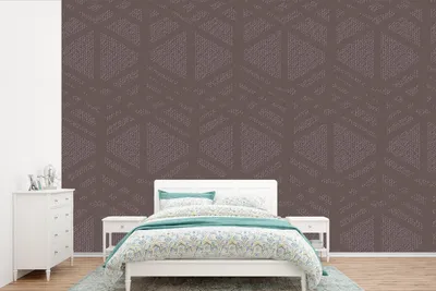 Obrázek produktu pro MuchoWow® Fototapety do obývacího pokoje nebo ložnice tapety vinylové motivy tapety Vzory - Linie - Šedá - 525x350cm