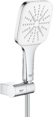 Produktbild von Grohe BrG Rainshower SmartActive130 Cube 3 Strahlarten, moon white