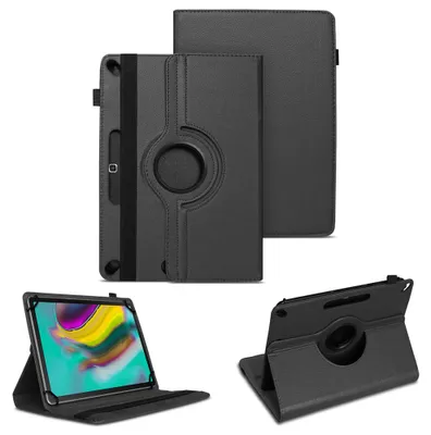 Produktbild von Tasche für Samsung Galaxy Tab S5e Hülle Tablet Schutzhülle Cover Case DrehbarFarben:Schwarz