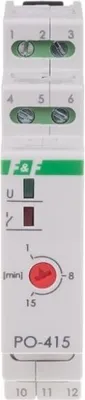 Image de F&F PO-415 Relais temporisé avec descente retardée 230V AC 10A
